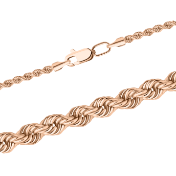 Браслет из красного золота 585 пробы 19 cm