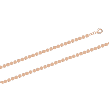 Bracelet/chain in red gold of 585 assay value 