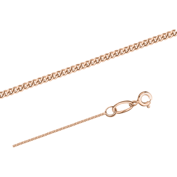 Chain in red gold of 585 assay value 50 cm