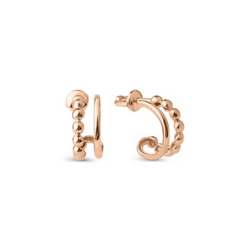 Серьги из красного золота 585 пробы 