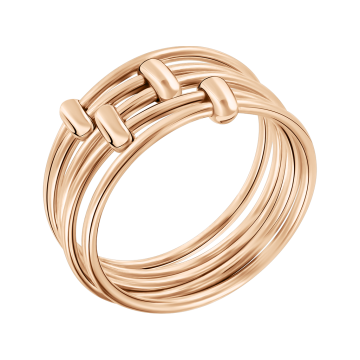 Rotgold 585° Damenring 