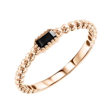 Damenring aus Rotgold 585° mit Zirkonia 