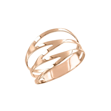 Rotgold 585° Damenring 