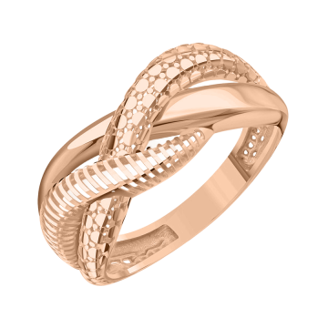 Rotgold 585° Damenring 