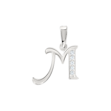 Серебряная подвеска 925 пробы. Вставка: Фианиты 