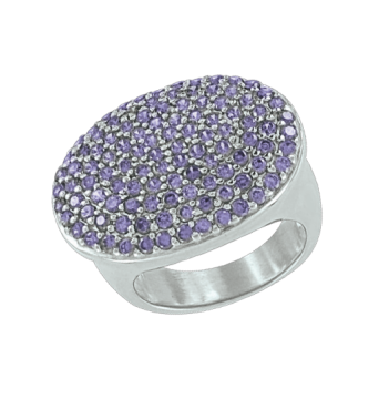 Damenring aus 925er Silber mit Zirkonia 