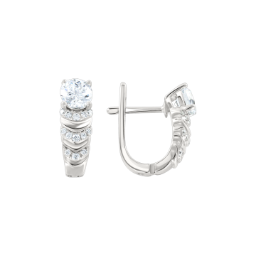Ohrringe aus 925er Sterling Silber mit Zirkonia 