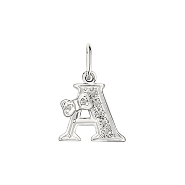 Серебряная подвеска 925 пробы. Вставка: Фианиты 