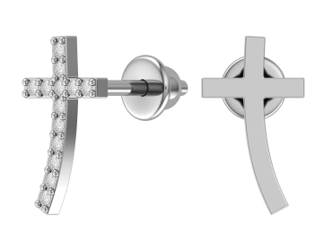 Ohrstecker aus 925er Sterling Silber mit Zirkonia 
