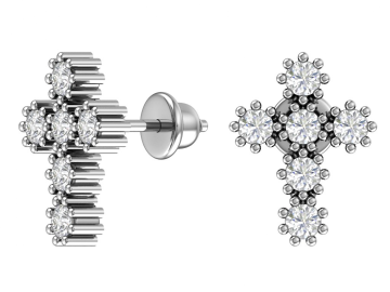 Ohrstecker aus 925er Sterling Silber mit Zirkonia 