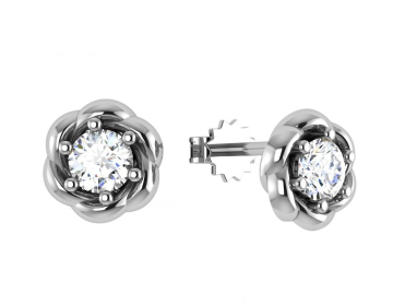 Ohrstecker aus 925er Sterling Silber mit Zirkonia 