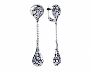 Ohrringe aus 925er Sterling Silber mit Zirkonia 