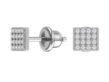 Ohrstecker aus 925er Sterling Silber mit Zirkonia 