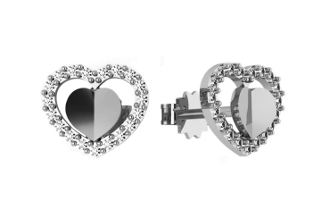 Ohrstecker aus 925er Sterling Silber mit Zirkonia 