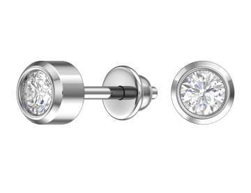Ohrstecker aus 925er Sterling Silber mit Zirkonia 