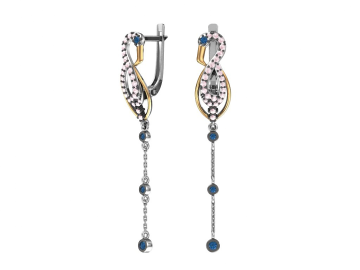 Ohrringe aus 925er Sterling Silber mit Zirkonia 