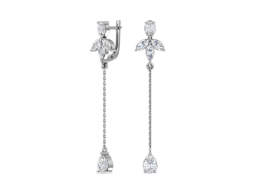 Ohrringe aus 925er Sterling Silber mit Zirkonia 