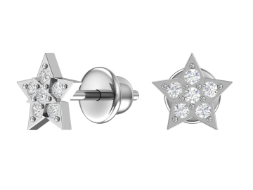 Ohrstecker aus 925er Sterling Silber mit Zirkonia 