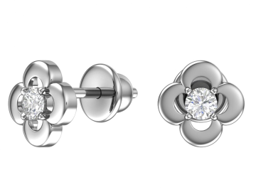 Ohrstecker aus 925er Sterling Silber mit Zirkonia 