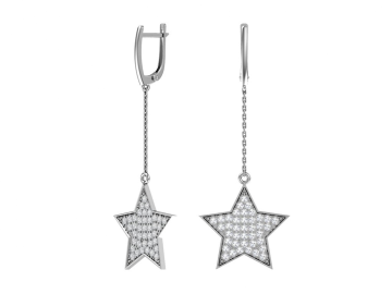 Ohrringe aus 925er Sterling Silber mit Zirkonia 