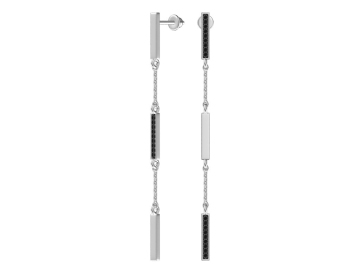 Ohrringe aus 925er Sterling Silber mit Zirkonia 