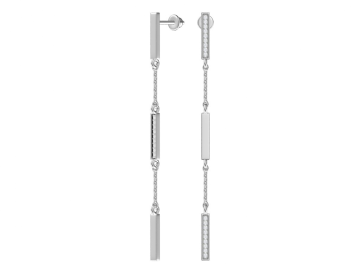 Ohrringe aus 925er Sterling Silber mit Zirkonia 