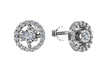 Ohrstecker aus 925er Sterling Silber mit Zirkonia 