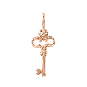 Pendant in red gold of 585 assay value 