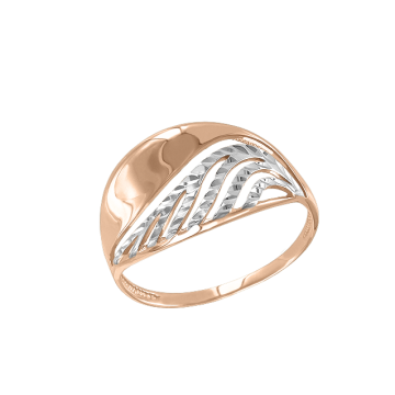 Rotgold 585° Damenring 