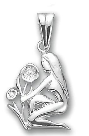 Artikelbild des Artikels “Anhänger Sternzeichen Jungfrau aus 925 Silber, Höhe 31 mm “