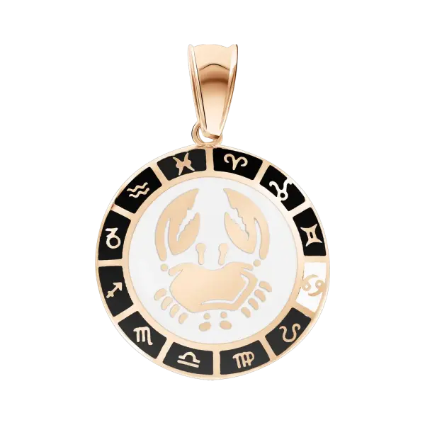 Artikelbild des Artikels “Anhänger Sternzeichen Krebs aus 585 Rotgold, Höhe 30 mm “