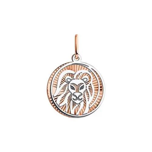 Artikelbild des Artikels “Anhänger Sternzeichen Löwe aus 585 Bicolor-Gold, Höhe 21 mm “