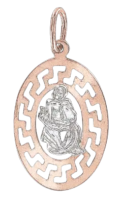 Artikelbild des Artikels “Anhänger Sternzeichen Wassermann aus 585 Bicolor-Gold, Höhe 30 mm “