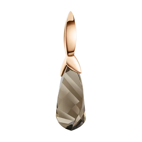Product image of the product “Pendant “Capped Drop” in 585 Rose Gold with Quartz ”