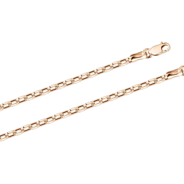 Artikelbild des Artikels “Armband „Ankerkette eckig“ aus 585 Rotgold “