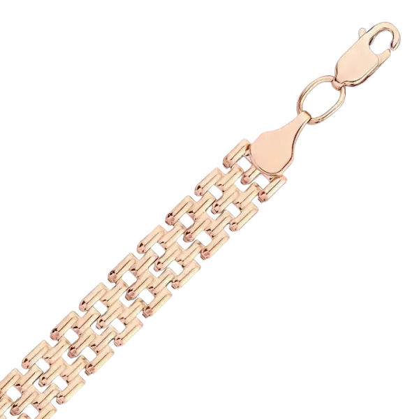 Product image of the product “Bracelet “Multi-Row Flat Band” in 585 Rose Gold ”