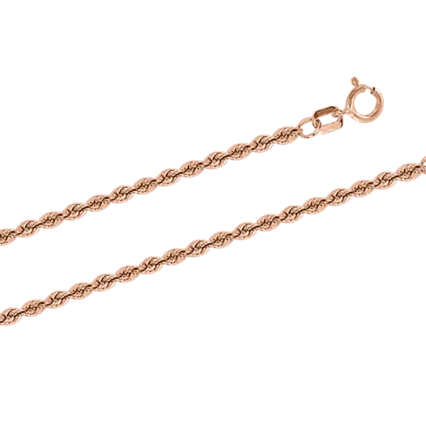 Product image of the product “Bracelet “Rope Chain” in 585 Rose Gold, Width 2.5 mm 56 cm”