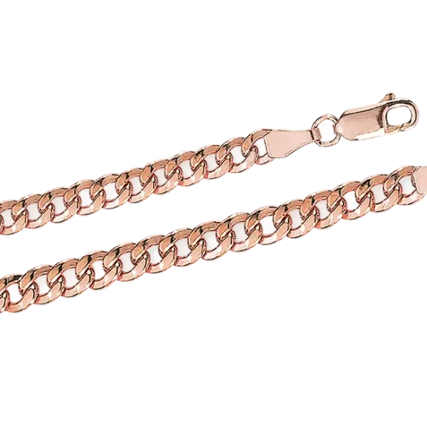 Artikelbild des Artikels “Armband „Panzerkette gedreht“ aus 585 Rotgold 55 cm 14,02 g“