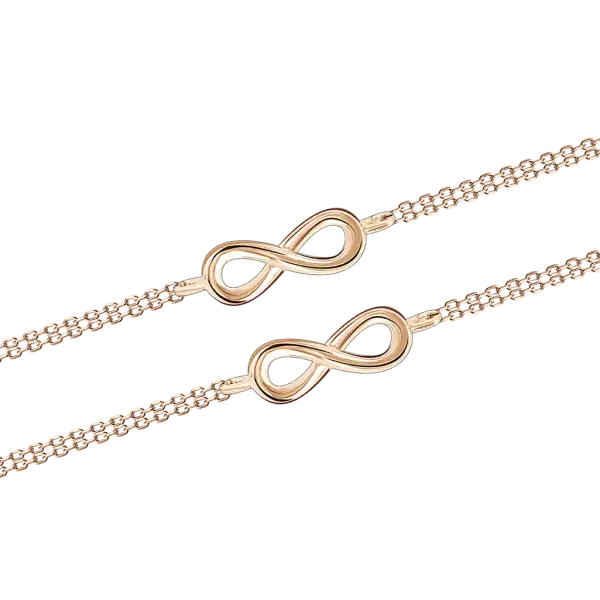 Product image of the product “Bracelet “Infinity” in 585 Rose Gold ”