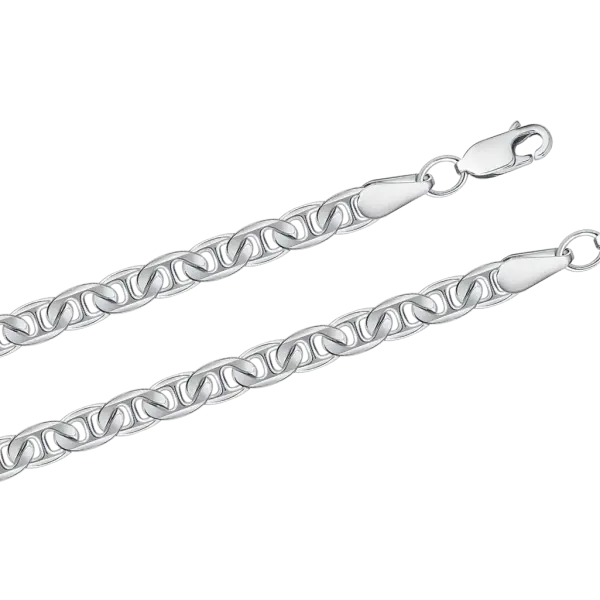 Artikelbild des Artikels “Breite Stegankerkette aus 925 Silber “