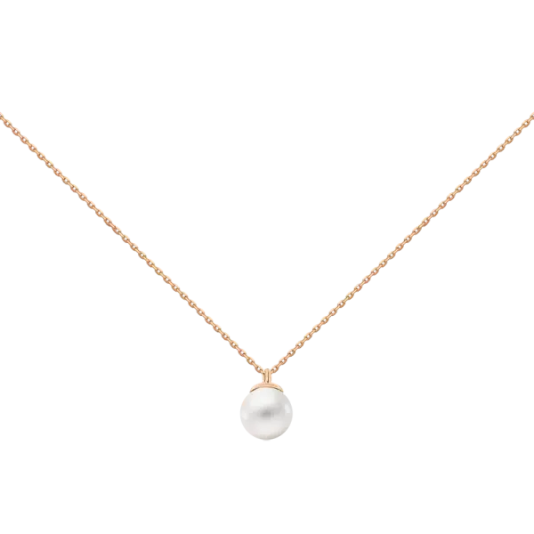 Artikelbild des Artikels “Collier „Einzelne Perle“ aus 585 Rotgold mit Perlen “
