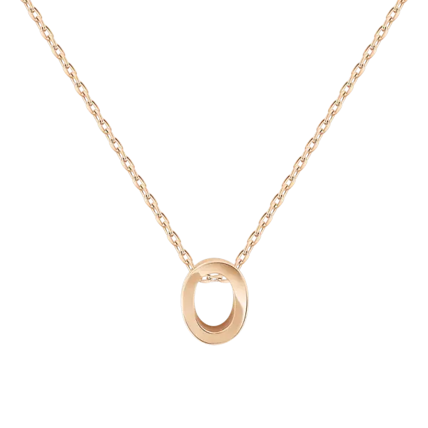 Product image of the product “Necklace “Oval Ring” in 585 Rose Gold ”