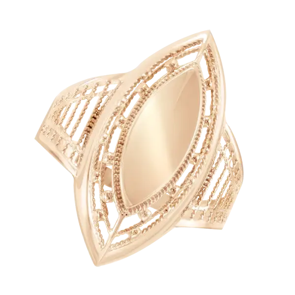 Product image of the product “Women's Ring “Openwork Marquise” in 585 Rose Gold ”