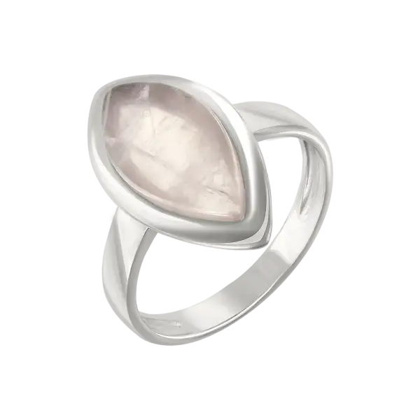 Product image of the product “Women's Ring “Navette” in 925 Sterling Silver with Quartz ”
