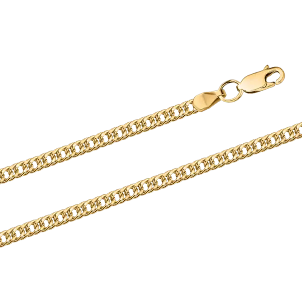 Product image of the product “Flat Curb Chain in 585 Yellow Gold ”