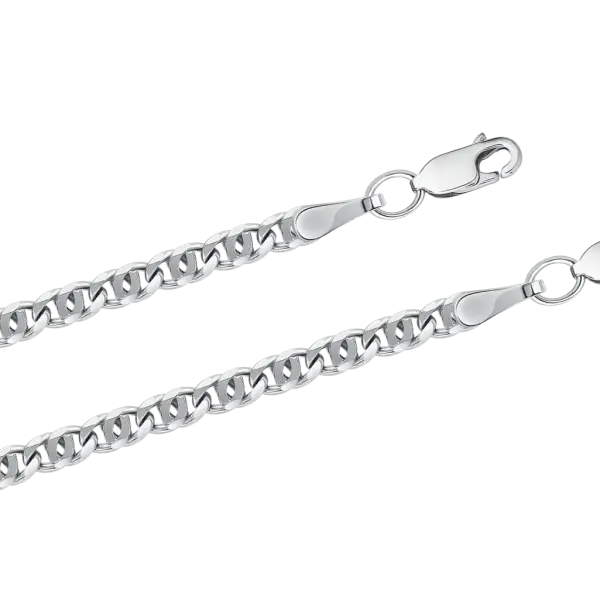 Product image of the product “Flat Stud-Link Anchor Chain in 925 Sterling Silver ”