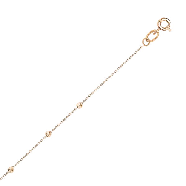 Product image of the product “Anklet “Beads” in 585 Rose Gold ”