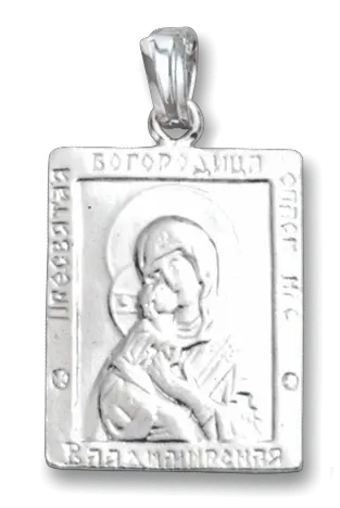 Product image of the product “Icon Pendant “Mother of God of Vladimir” in 925 Sterling Silver ”