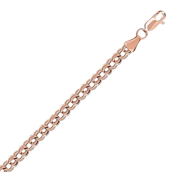 Product image of the product “Bismarck Chain in 585 Rose Gold, Width 5 mm ”