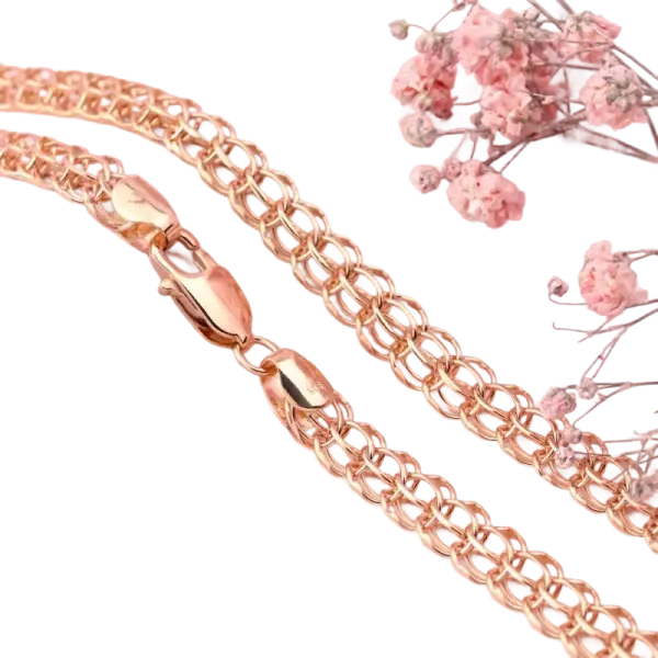 Product image of the product “Bismarck Chain in 585 Rose Gold, Width 8 mm ”